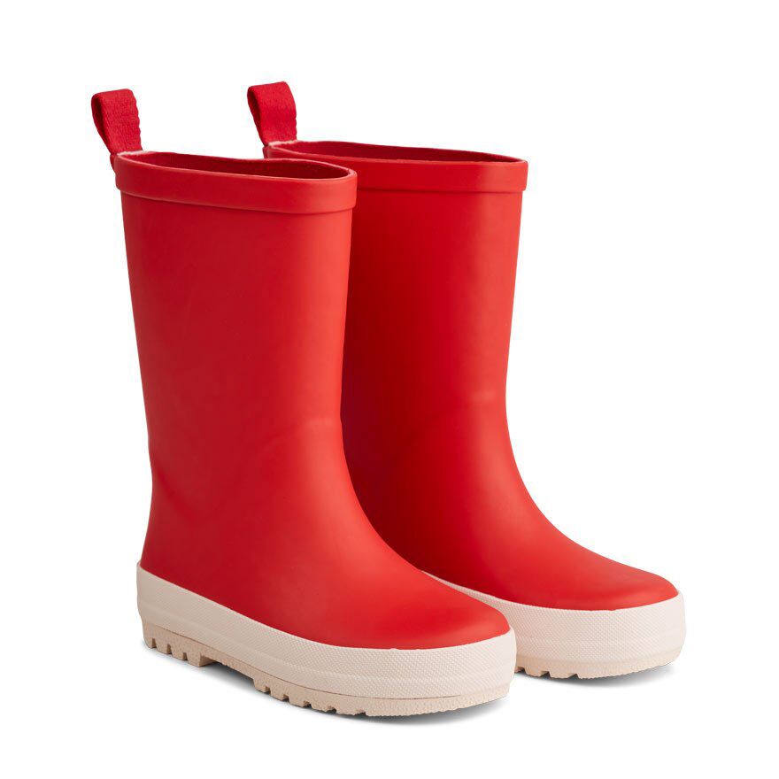Liewood River Regenstiefel „Apple red : creme“