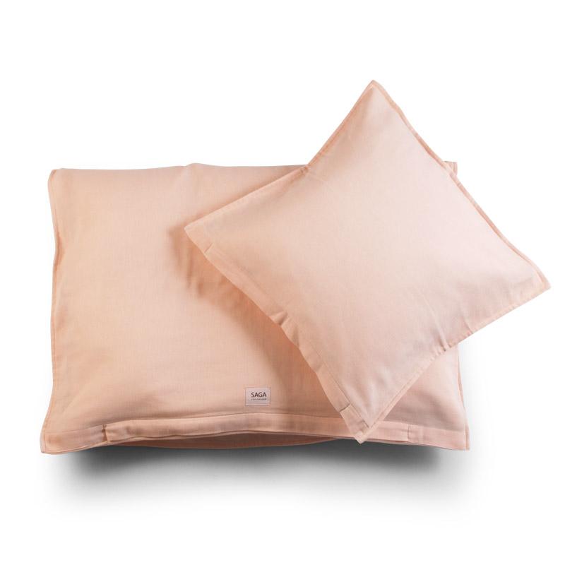 Saga Copenhagen Sia Junior Bettwäsche „Pale Pink“, Musselin, 100x140cm