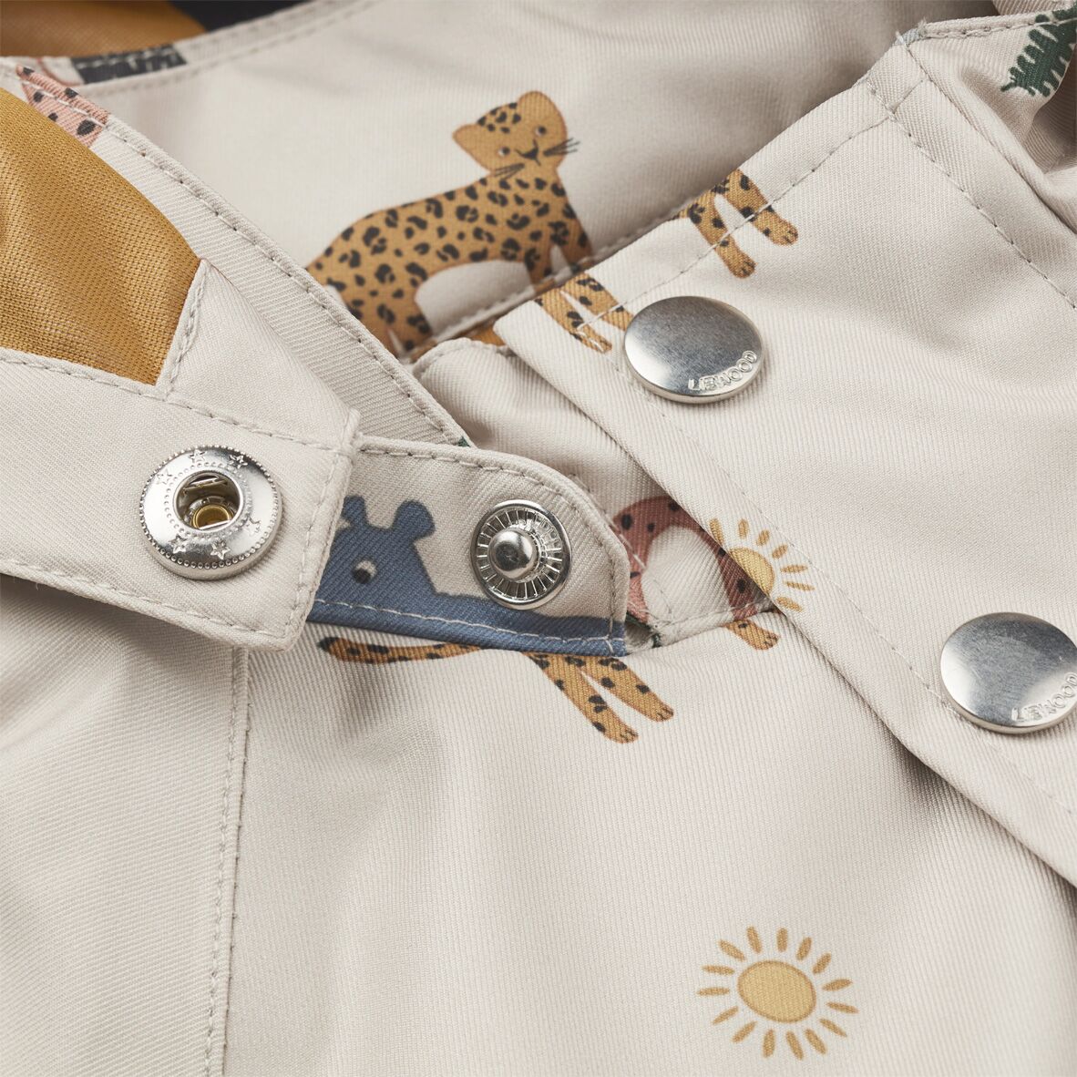 Liewood Parker Regenbekleidungs-Set „Safari sandy mix“, Gr. 128-140 – Bild 8