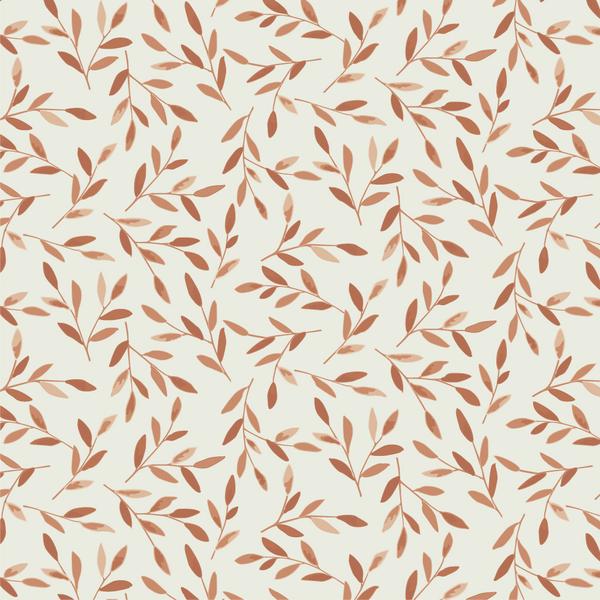 Cam Cam Wickeltuch „Caramel Leaves“, GOTS, 120x120cm – Bild 3