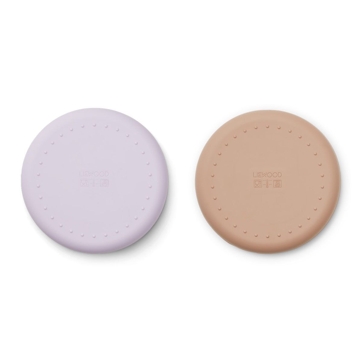 Liewood Gordon 2-in-1 Kinderteller mit Schalen „Cat light lavender rose mix“ 03