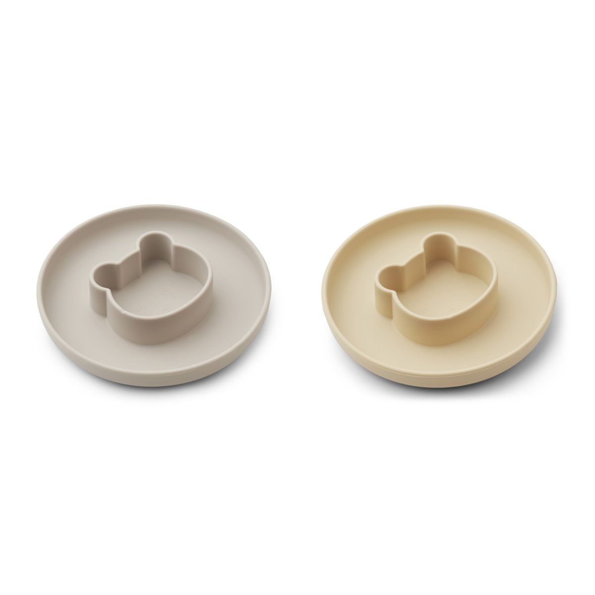 Liewood Gordon 2-in-1 Kinderteller mit Schalen „Mr. Bear wheat yellow : sandy mix“ 02