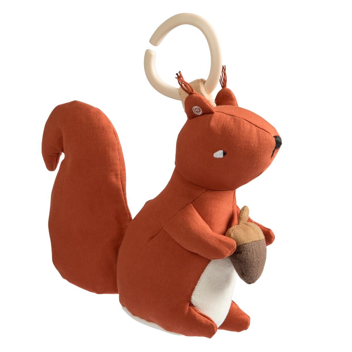 Sebra Spieluhr „Star das Eichhörnchen“ mit Brahms Wiegenlied, 20x16cm