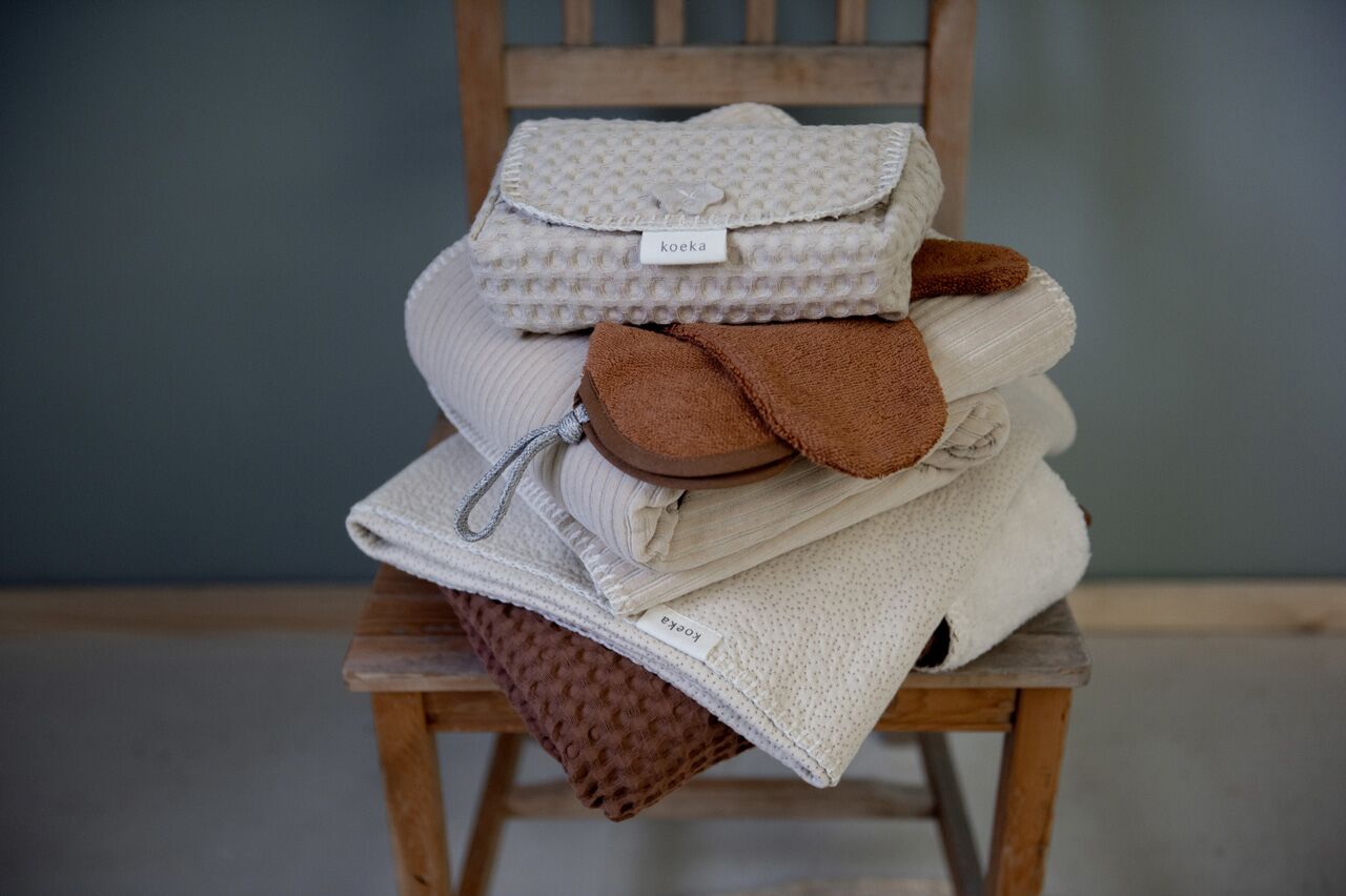 koeka Kinderdecke Riga, doppelseitig, ungefüttert, warm white, 100x150cm – Bild 5