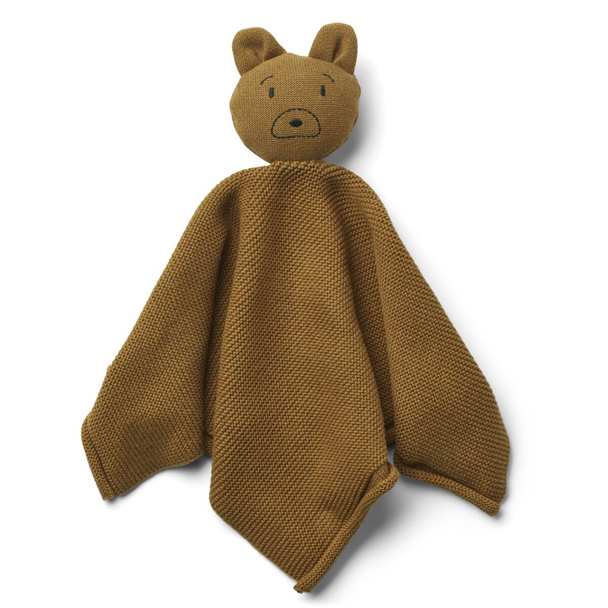 DELISTED Liewood Milo Schmusetuch „Mr. Bear golden caramel“, gestrickt