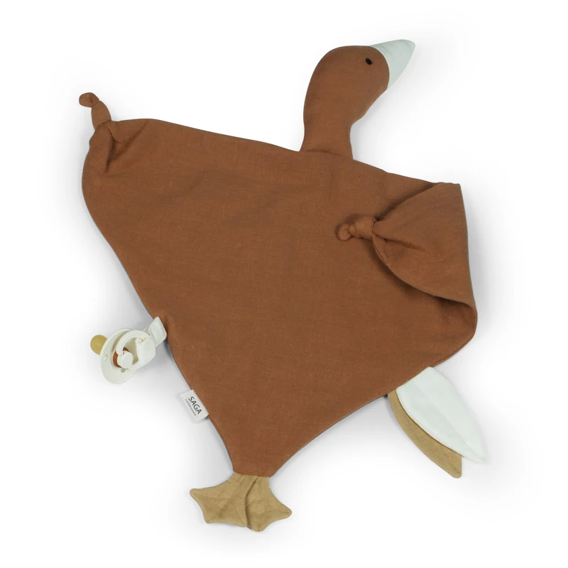 Saga Copenhagen Kuscheltuch Bliki „Almond“ Bio / Oeko-Tex, 44x46cm