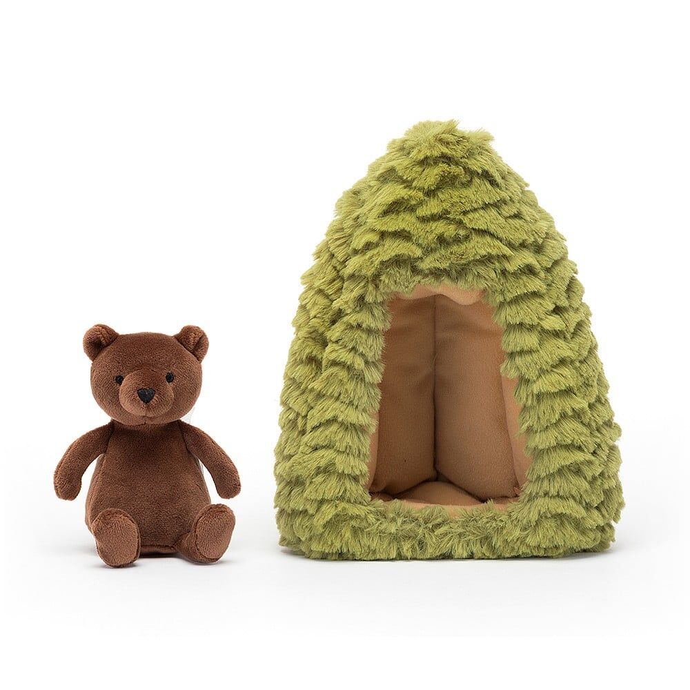 Jellycat Kuscheltier Forest Fauna Bear (19x14cm) – Bild 2