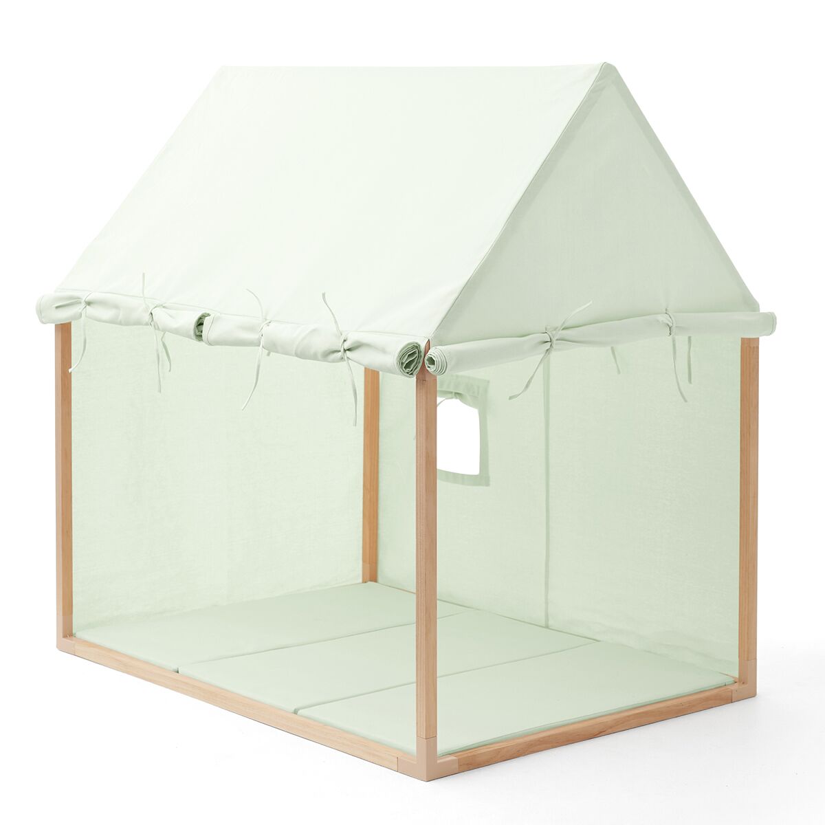 DELISTED Kids Concept Spielmatte für Hauszelt „hellgrün“, faltbar, 105x75x5cm – Bild 2