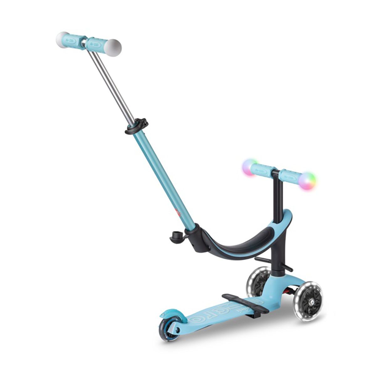 Micro Mobility mini2grow deluxe magic LED „blue“, 3-in-1, 1-6J – Bild 3