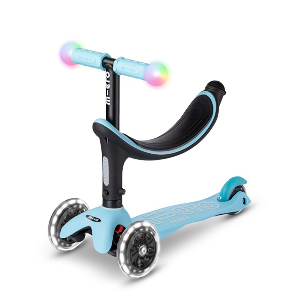 Micro Mobility mini2grow deluxe magic LED „blue“, 3-in-1, 1-6J – Bild 4