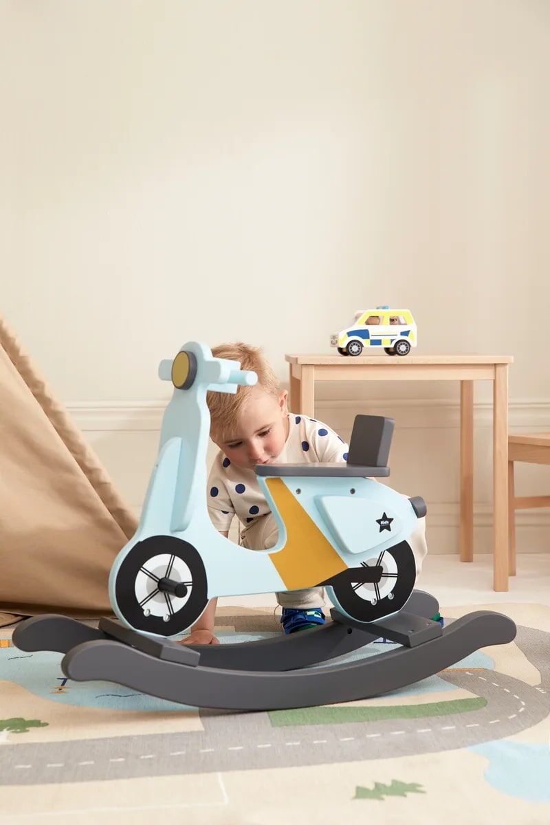 Kids Concept Schaukel-Scooter „hellblau“, FSC® – Bild 5
