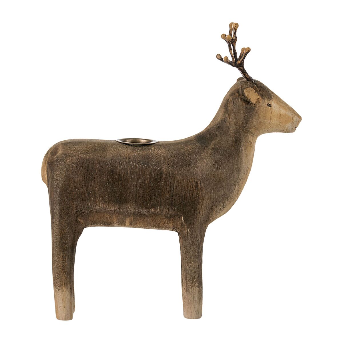 Maileg Kerzenständer Rentier, groß, Holz / Metall