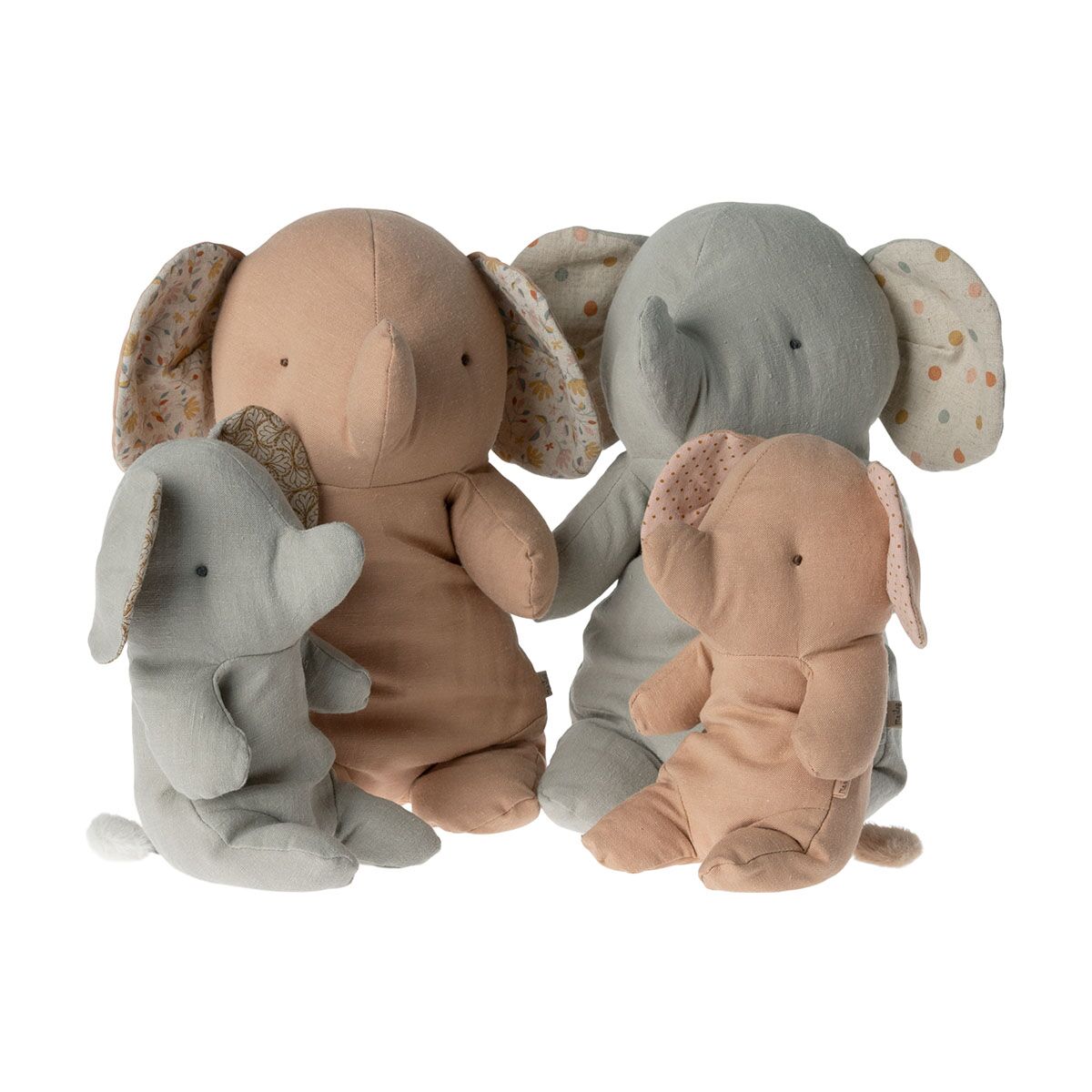 DELISTED Maileg Kuscheltier Safarifreunde, Medium Elefant „Rose“, H34cm – Bild 2