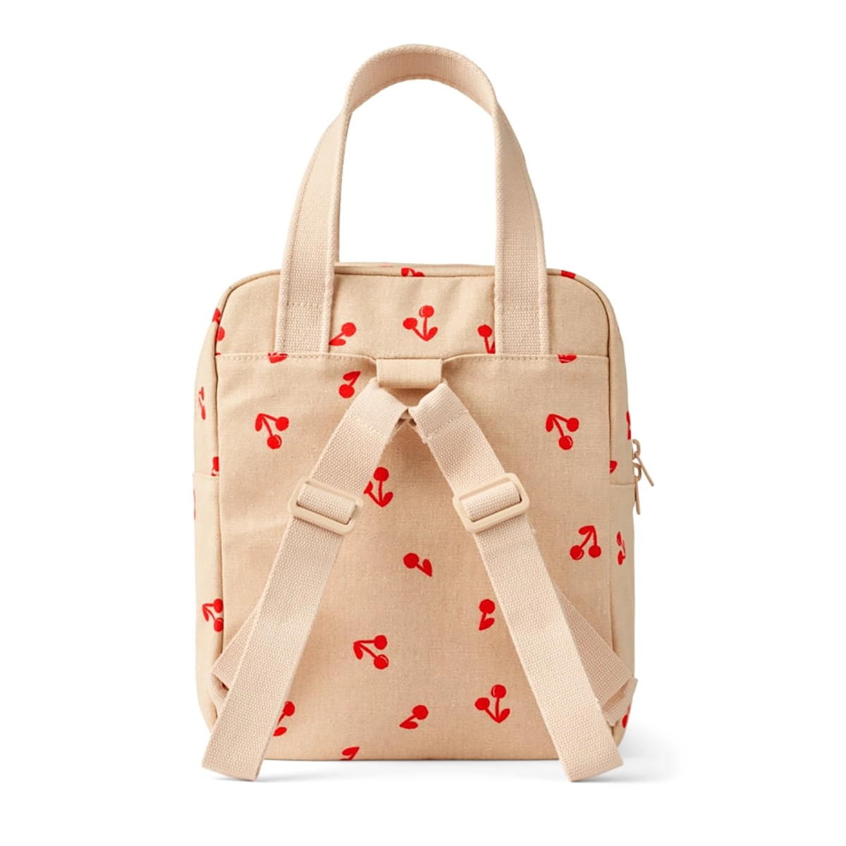 Liewood Kinder-Rucksack Elsa „Cherries / Apple blossom“, Bio-Baumwolle, 30x24x12cm