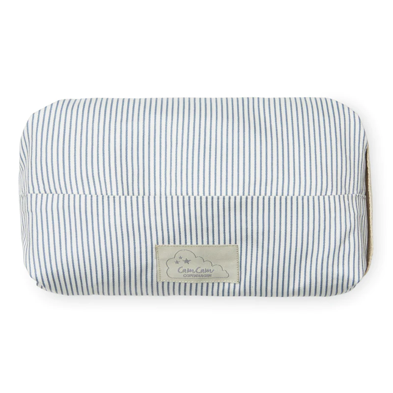 Cam Cam Bezug für Feuchttücher „Classic Stripes Blue“, 22x16,5cm, GOTS