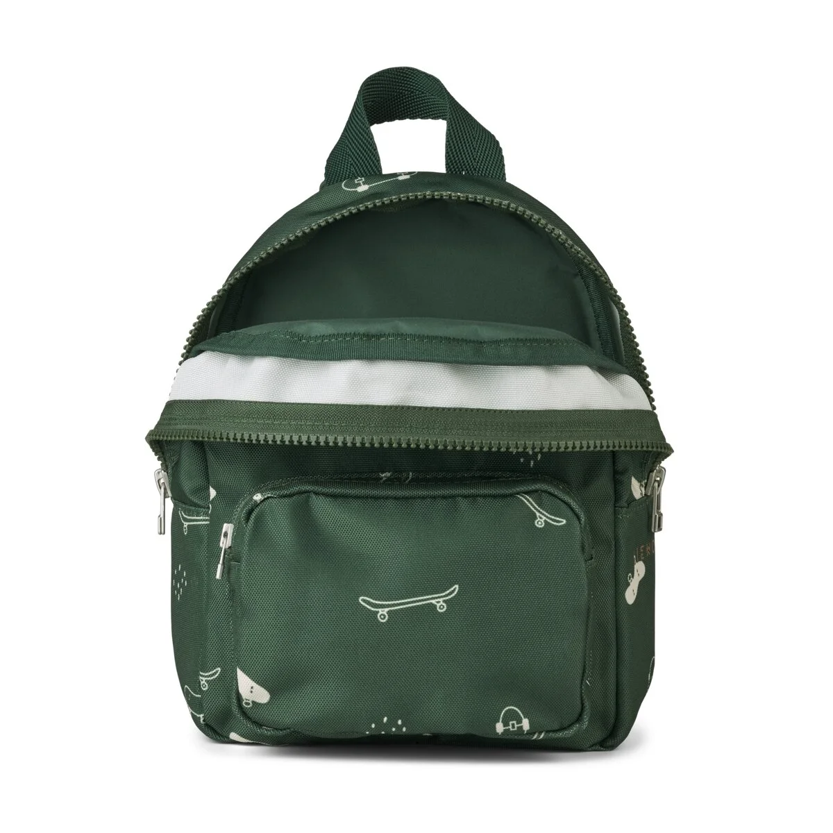 Liewood Saxo Mini-Kinderrucksack „Skate / Garden green“, 1-3 Jahre
