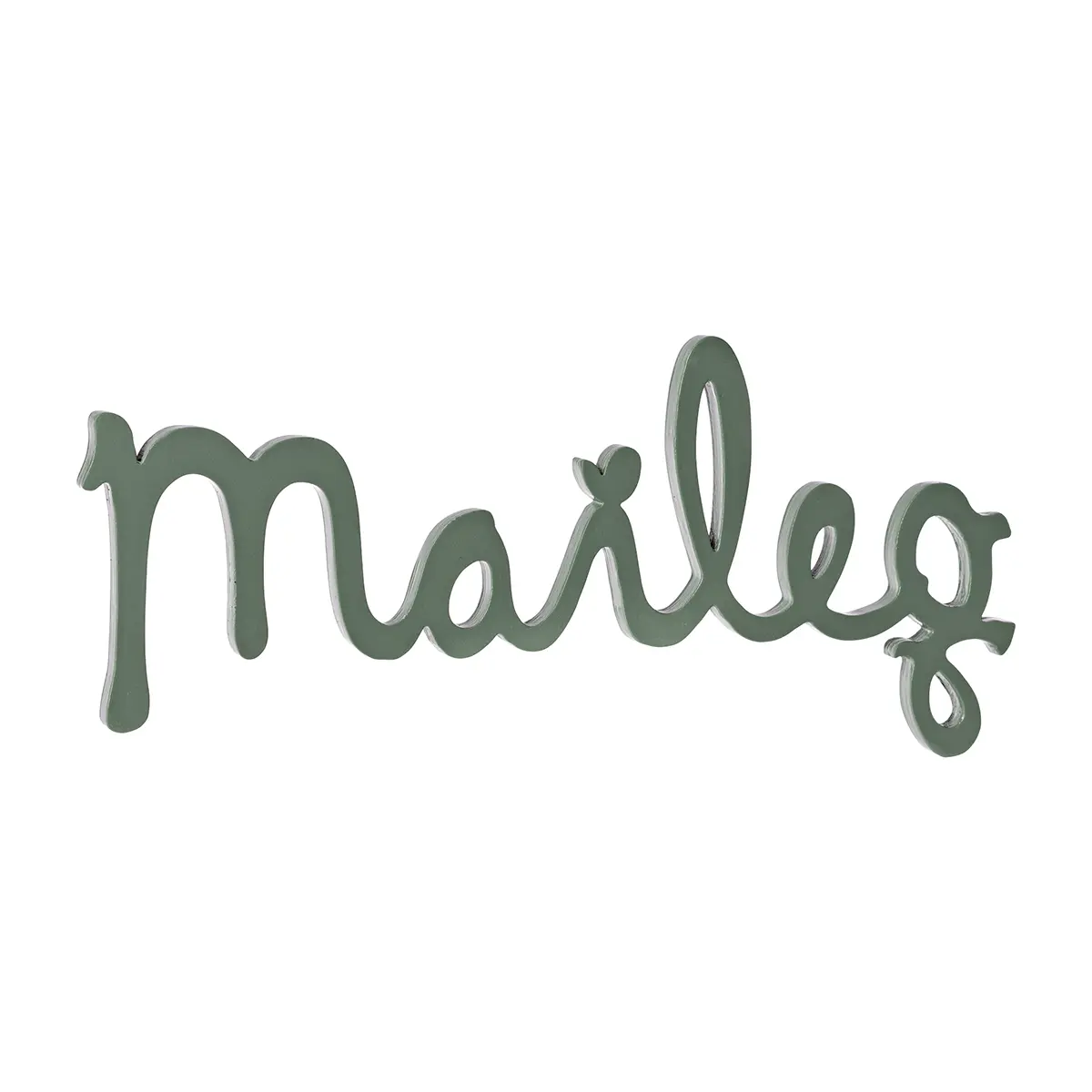 DELISTED Maileg Holzlogo, minze, L30cm
