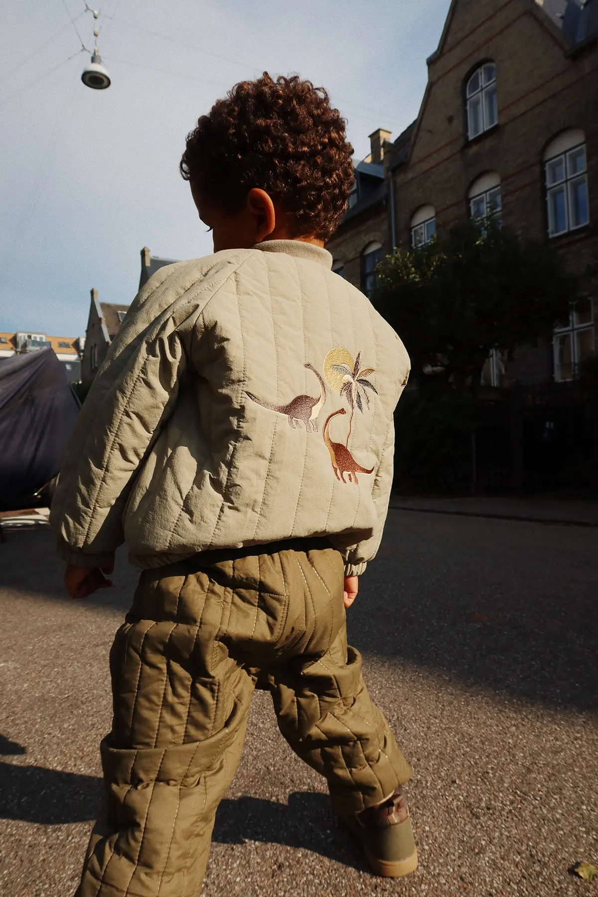 Konges Sløjd Bomberjacke Juno „Laurel Oak / Dino“ Gr. 92 – Bild 7