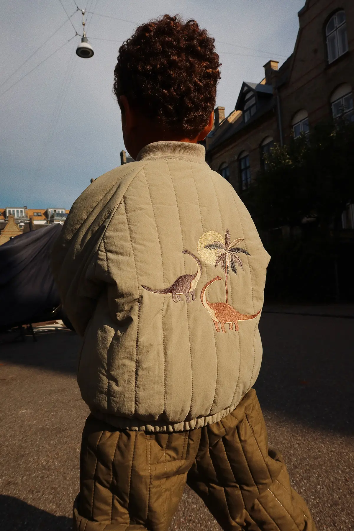 Konges Sløjd Bomberjacke Juno „Laurel Oak / Dino“ Gr. 92 – Bild 6