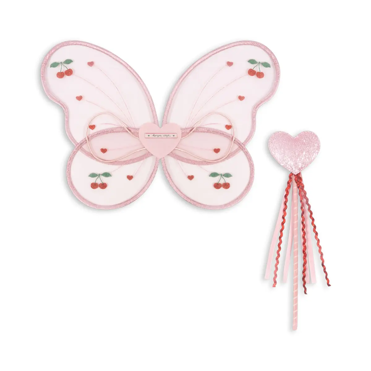 Konges Sløjd Kinderkostüm-Set „Fee / Mellow Rose“