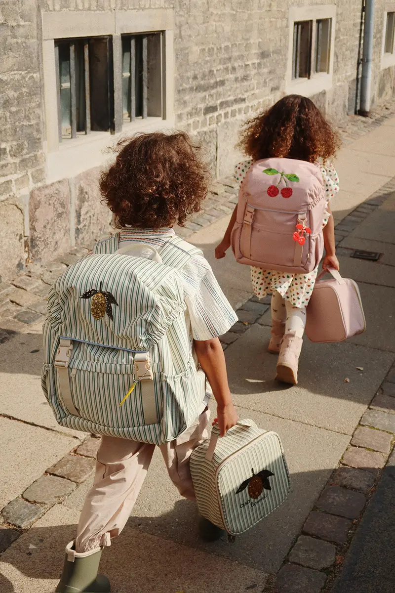 Konges Sløjd Schulrucksack Clover „Mahogany Rose“
