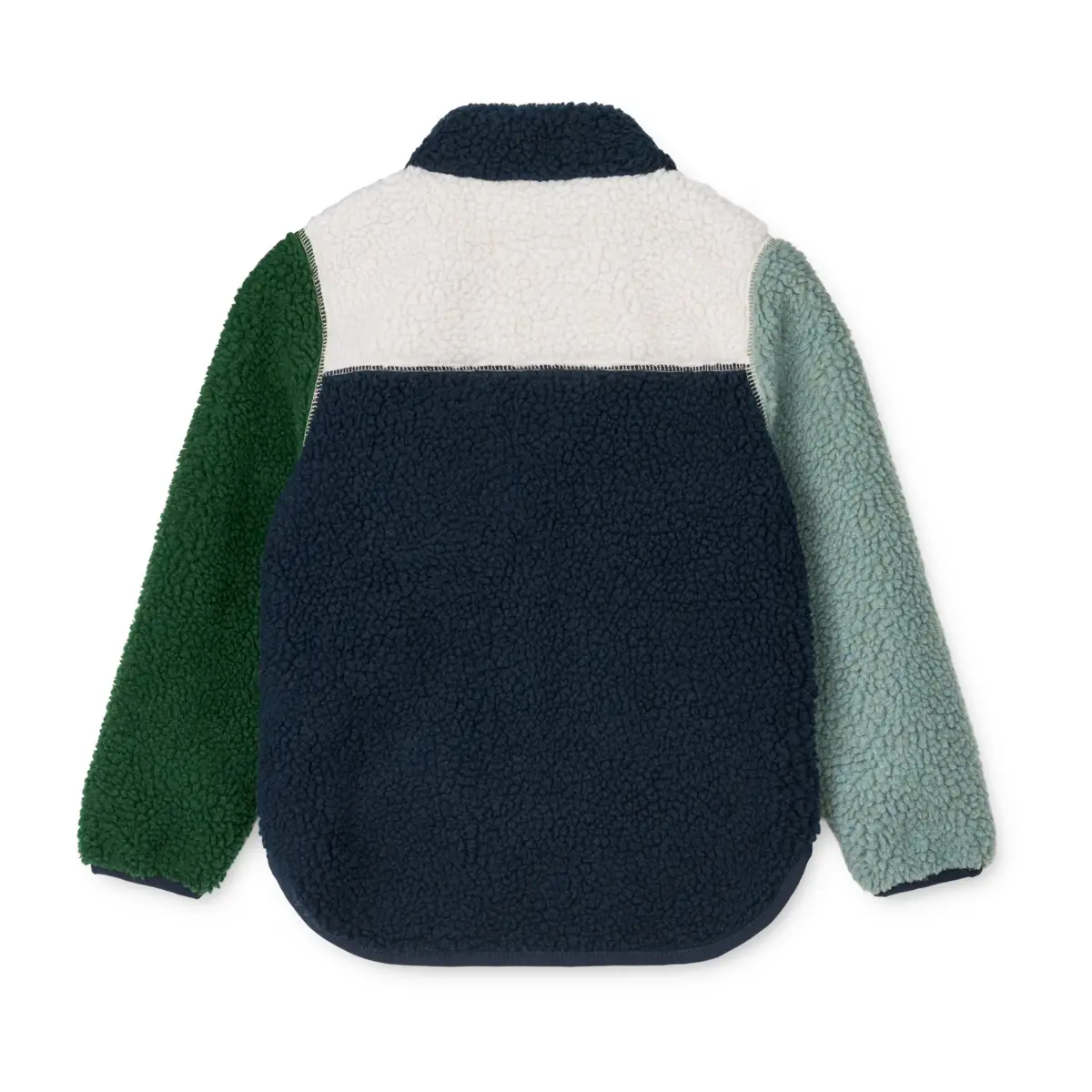 Liewood Nolan Sherpa Jacke für Kinder „Peppermint multi mix“