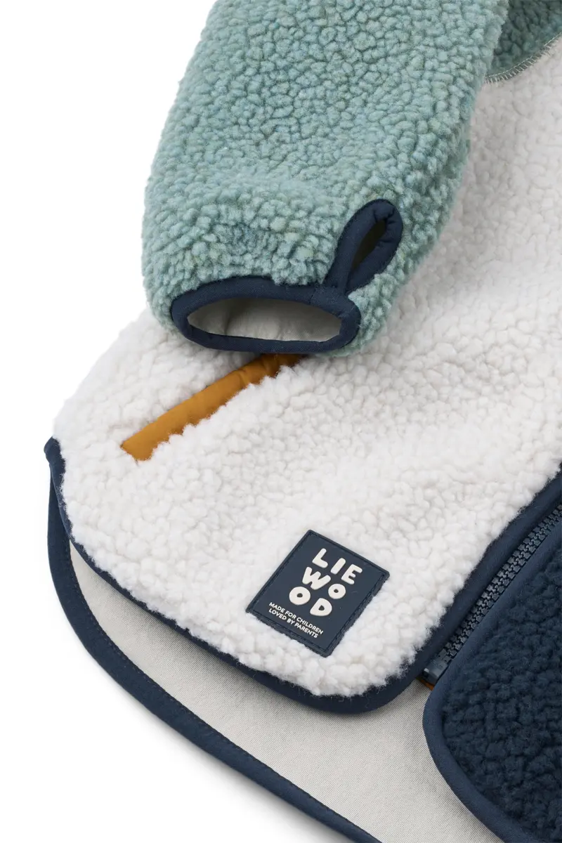 Liewood Nolan Sherpa Jacke für Kinder „Peppermint multi mix“