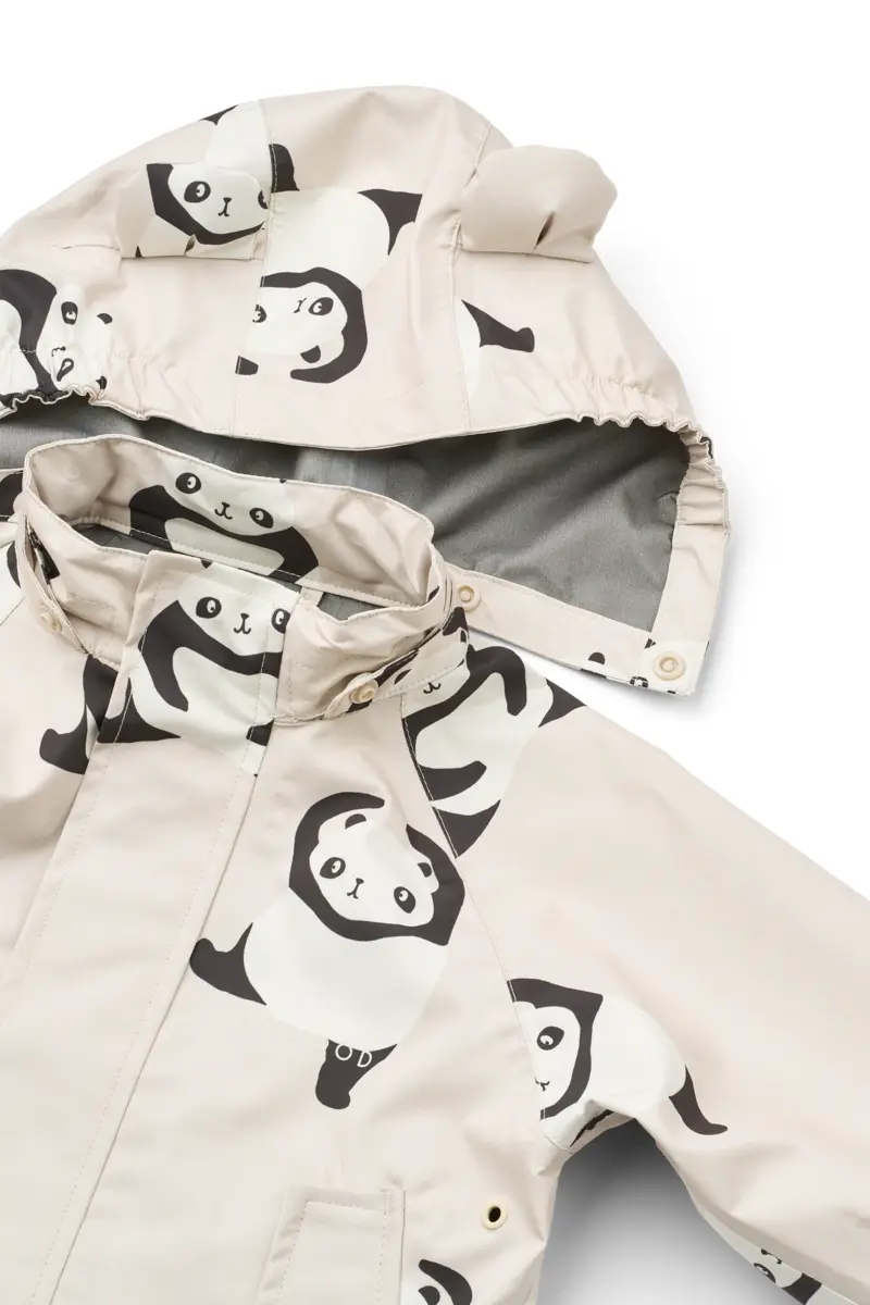 Liewood Softshell Regenbekleidungs-Set Manu „Panda / Sandy“
