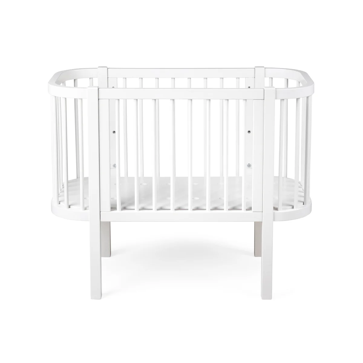 Sebra Beistellbett Classic white, Buche, FSC™