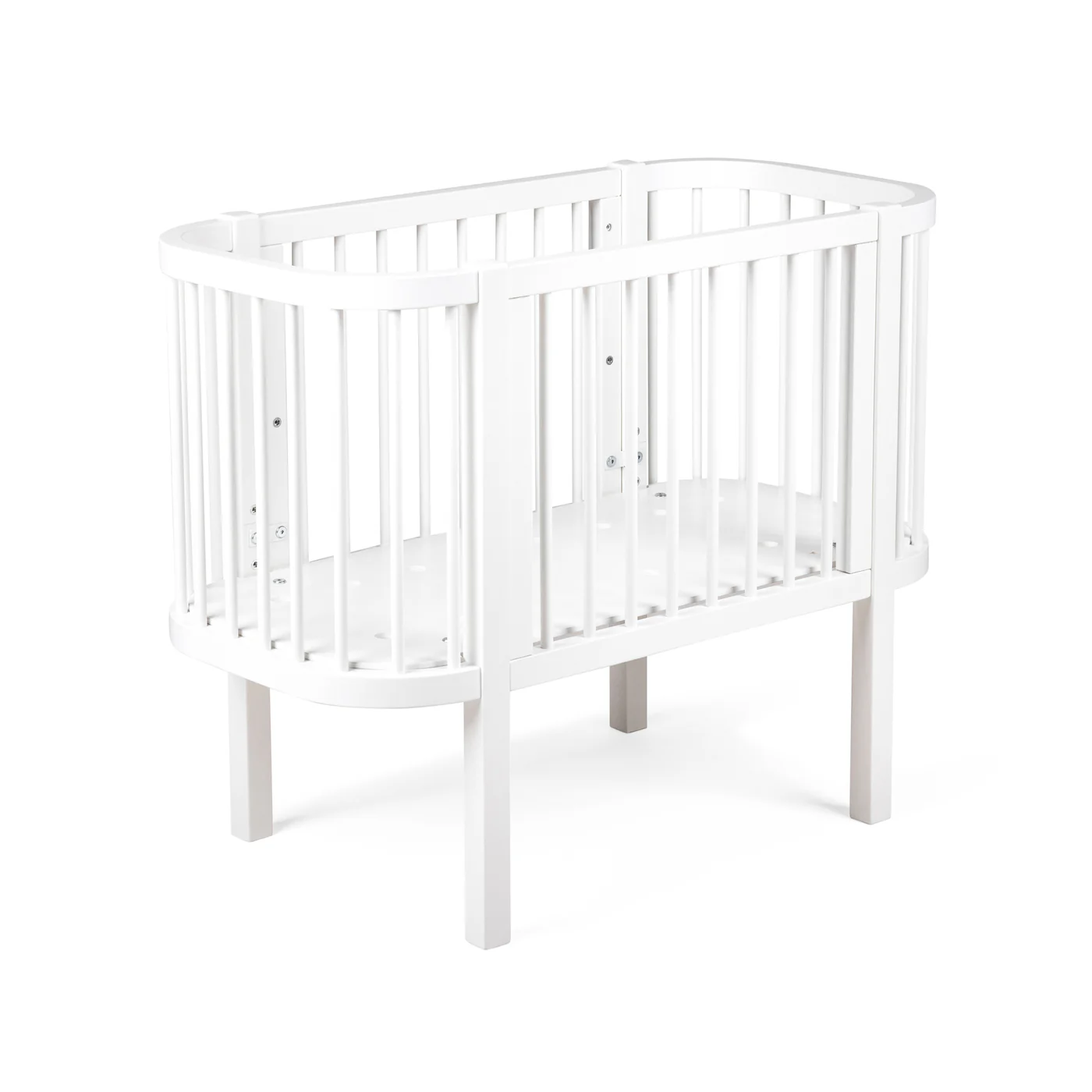 Sebra Beistellbett Classic white, Buche, FSC™