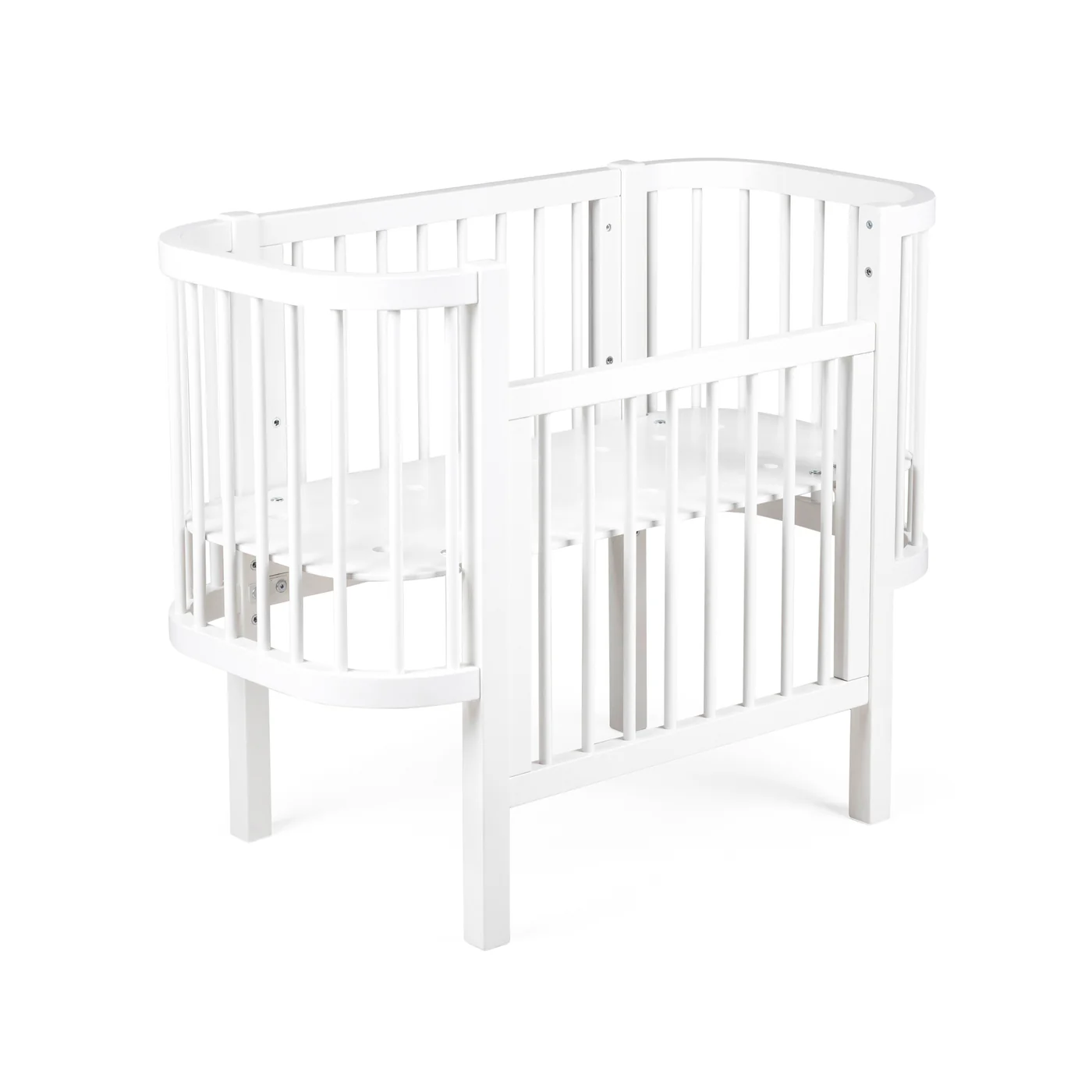 Sebra Beistellbett Classic white, Buche, FSC™