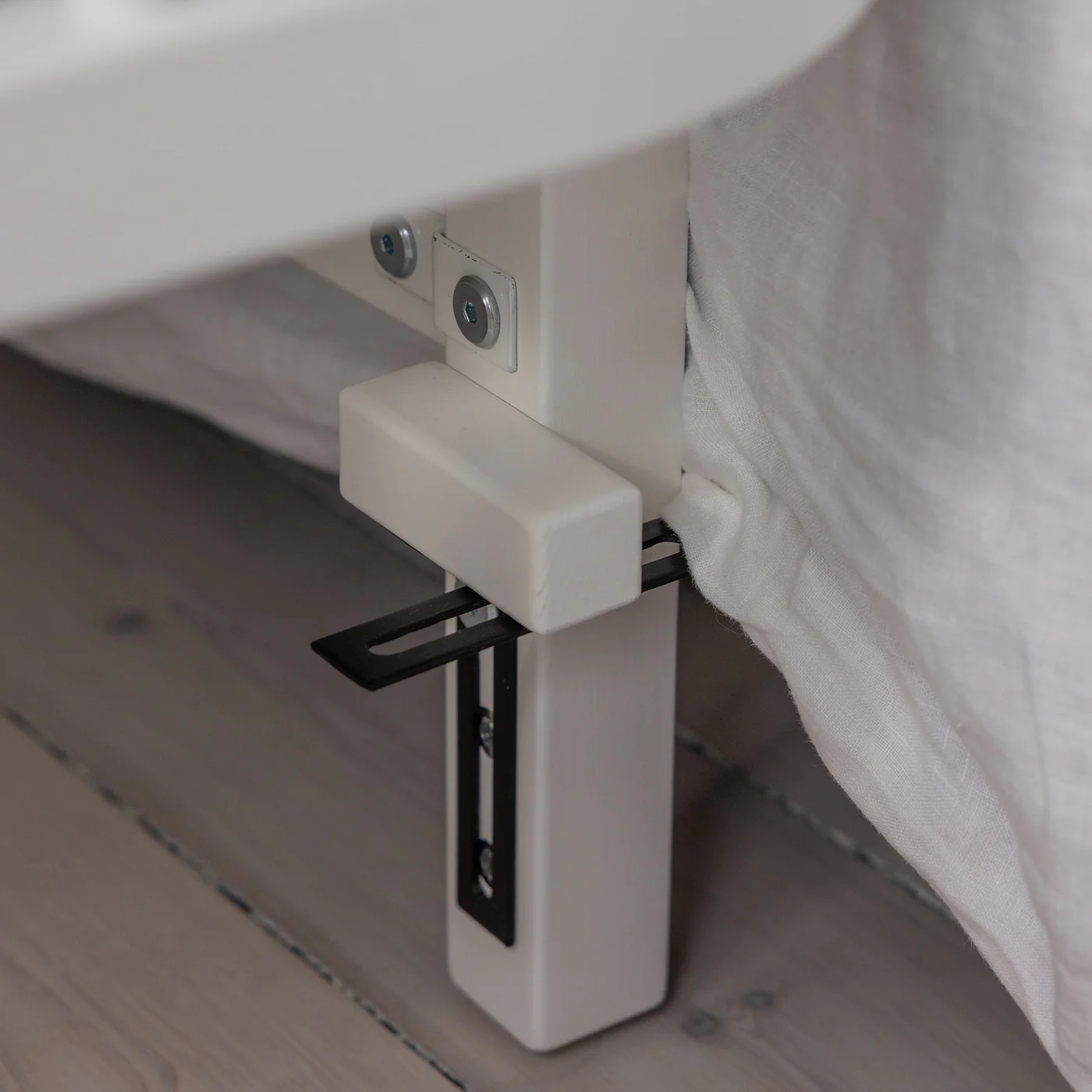 Sebra Beistellbett Classic white, Buche, FSC™
