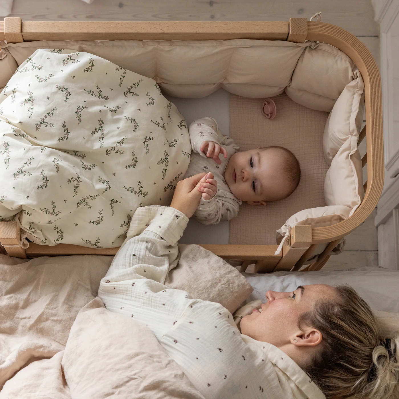 Sebra Beistellbett Wooden Edition, Buche, FSC™