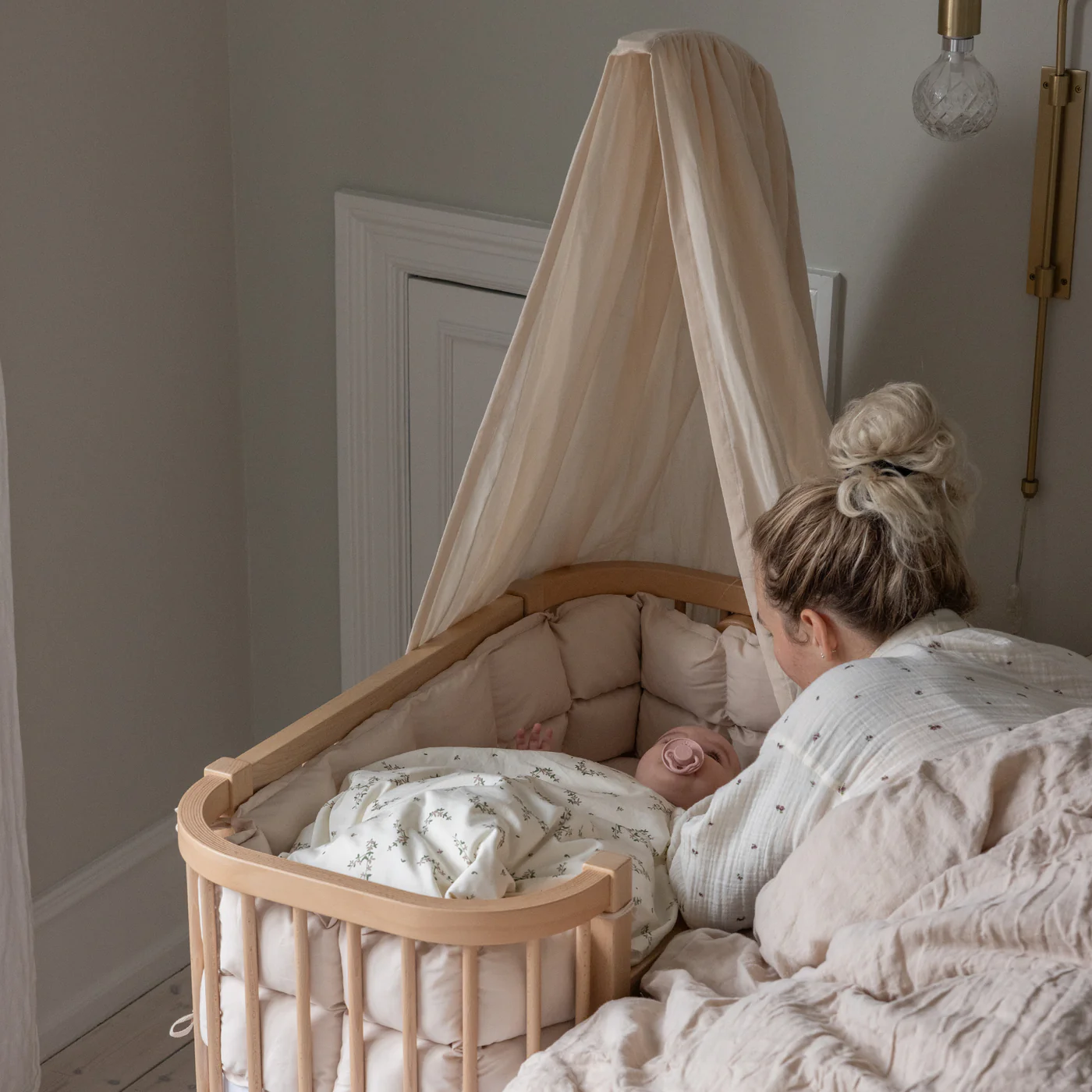 Sebra Beistellbett Wooden Edition, Buche, FSC™
