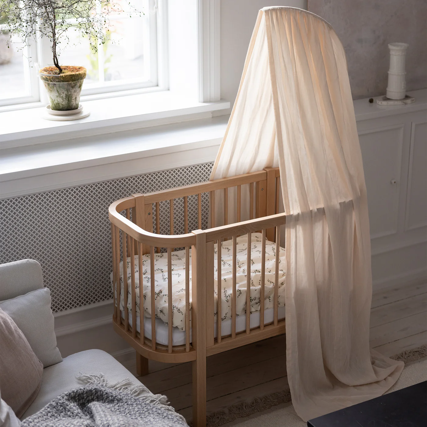 Sebra Beistellbett Wooden Edition, Buche, FSC™