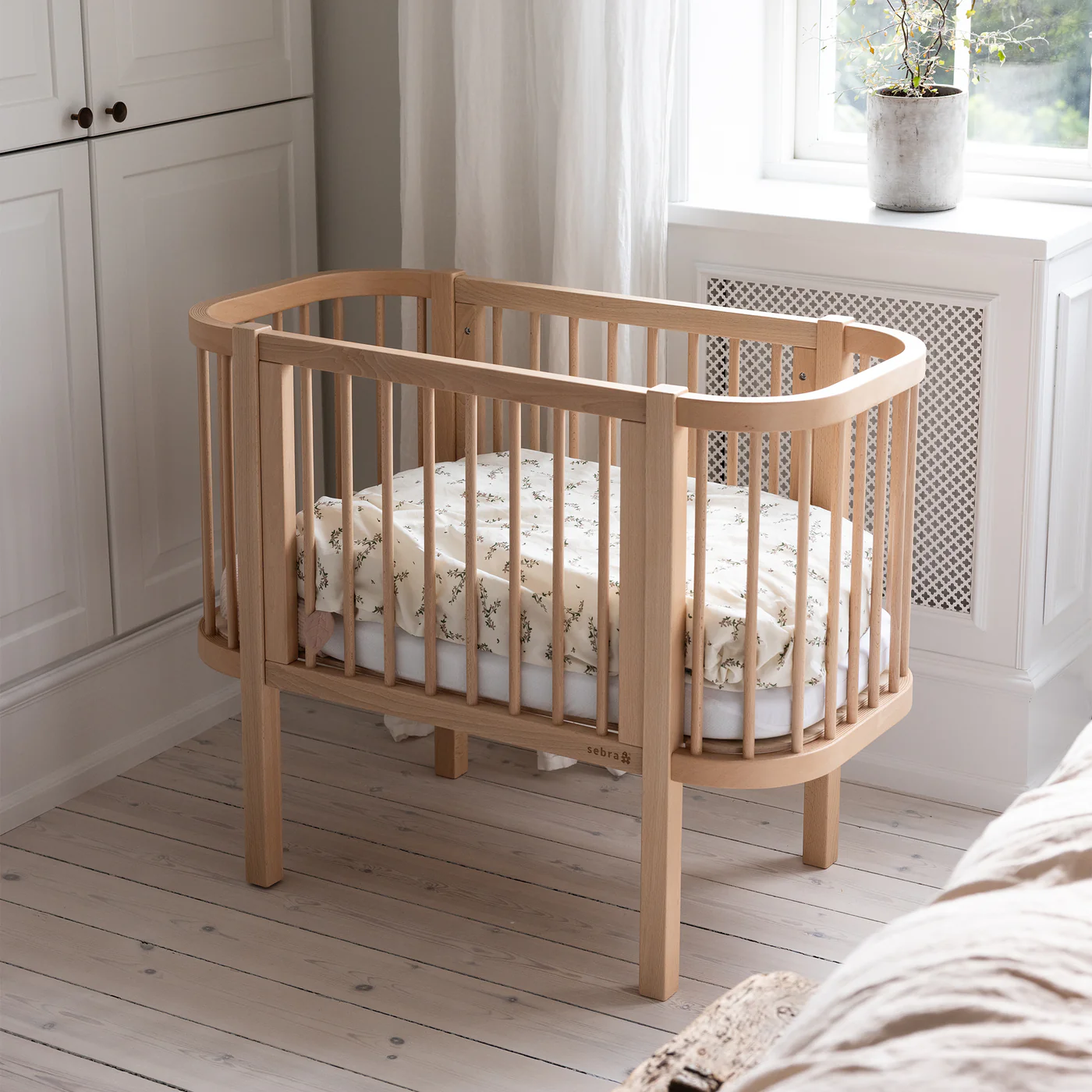 Sebra Beistellbett Wooden Edition, Buche, FSC™