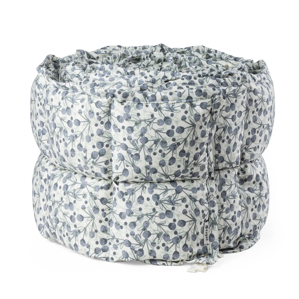Sebra Bettnestchen „Blue olive“, Bio-Kapokfüllung, L360cm