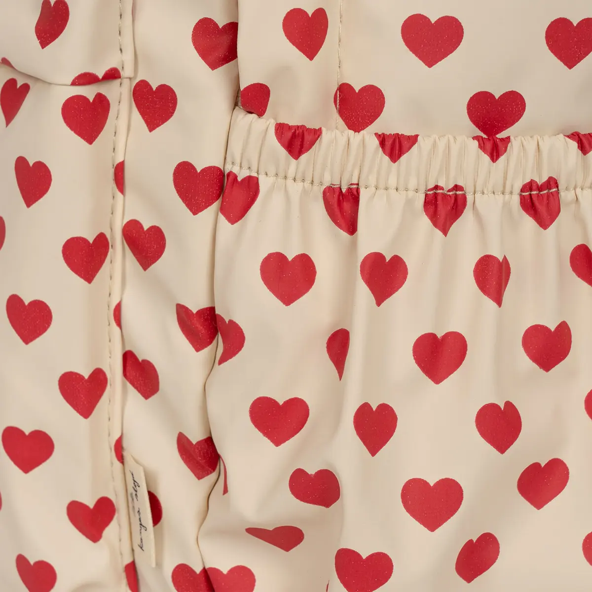 Konges Sløjd Kinderrucksack midi „Coeur Rouge“