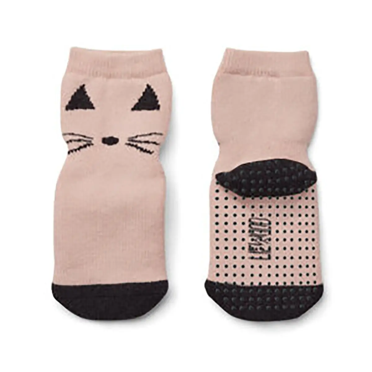 Liewood Stoppersocken Nellie „Cat rose“, 2er-Pack