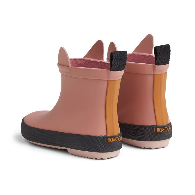 Liewood Tobi Regenstiefel „Rabbit dark rose“ hinten
