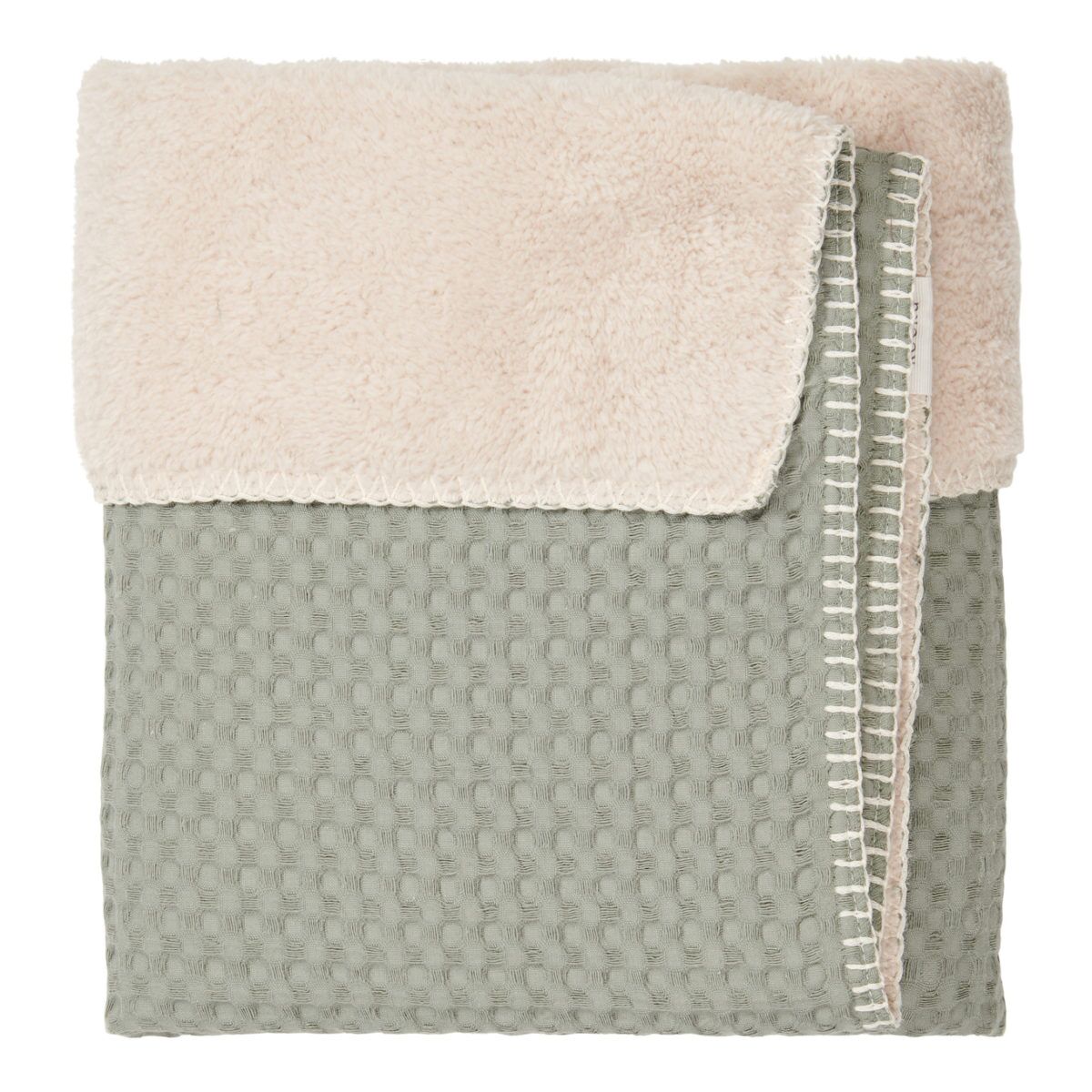 koeka Decke Oslo shadow green : soft sand, 140x200cm 02