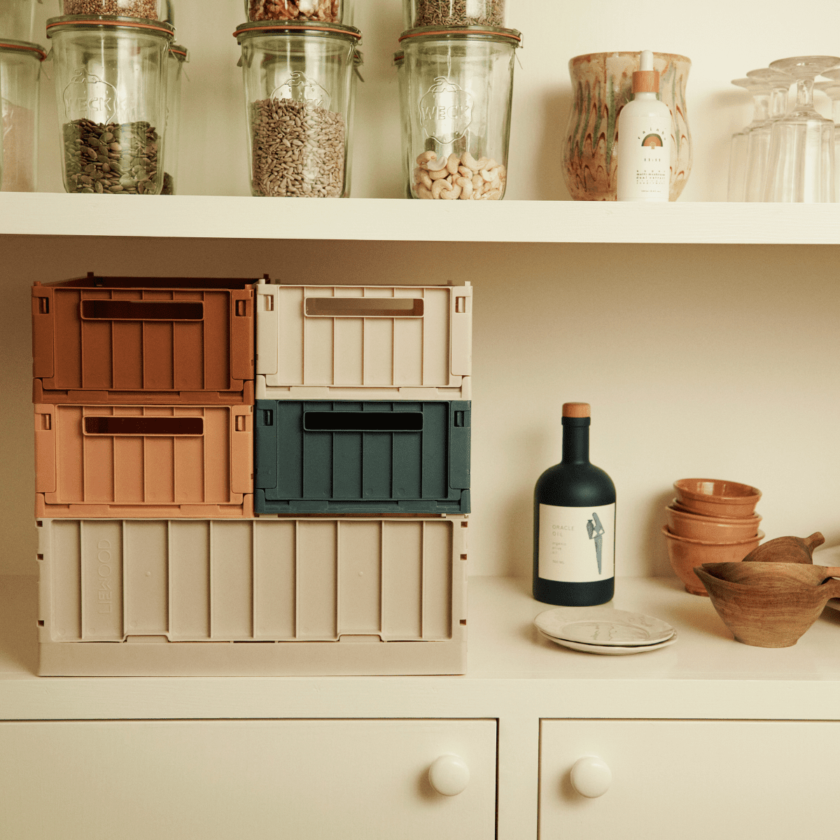 Liewood Aufbewahrungsbox Weston „Beach blue“, Größe M, 2er-Set, 36x25x14cm – Bild 10