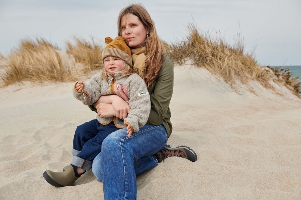 Liewood Nolan Sherpa Jacke für Kinder „Peach / Sea shell“, Gr. 98-116 – Bild 10