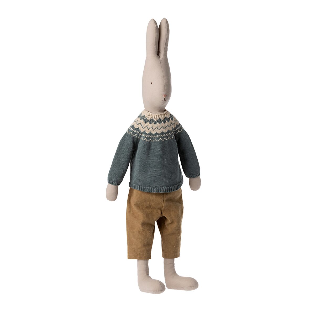DELISTED Maileg Hase mit Hose und Strickpullover, Gr. 5 - 75cm