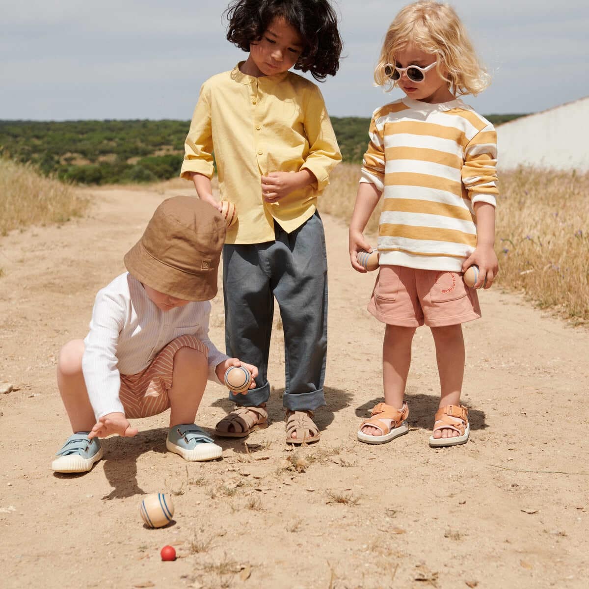 DELISTED Liewood Pétanque-Set Sisse „Garden green multi mix“, Buchenholz – Bild 4