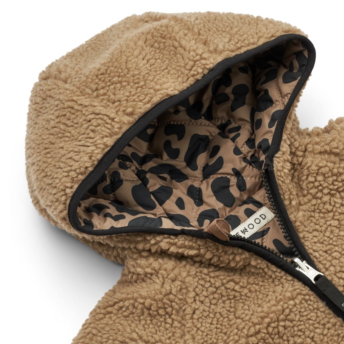 Liewood Jackson Thermo-Wendejacke für Kinder „Leo oat / Black panther“, Gr. 80, 98 – Bild 7