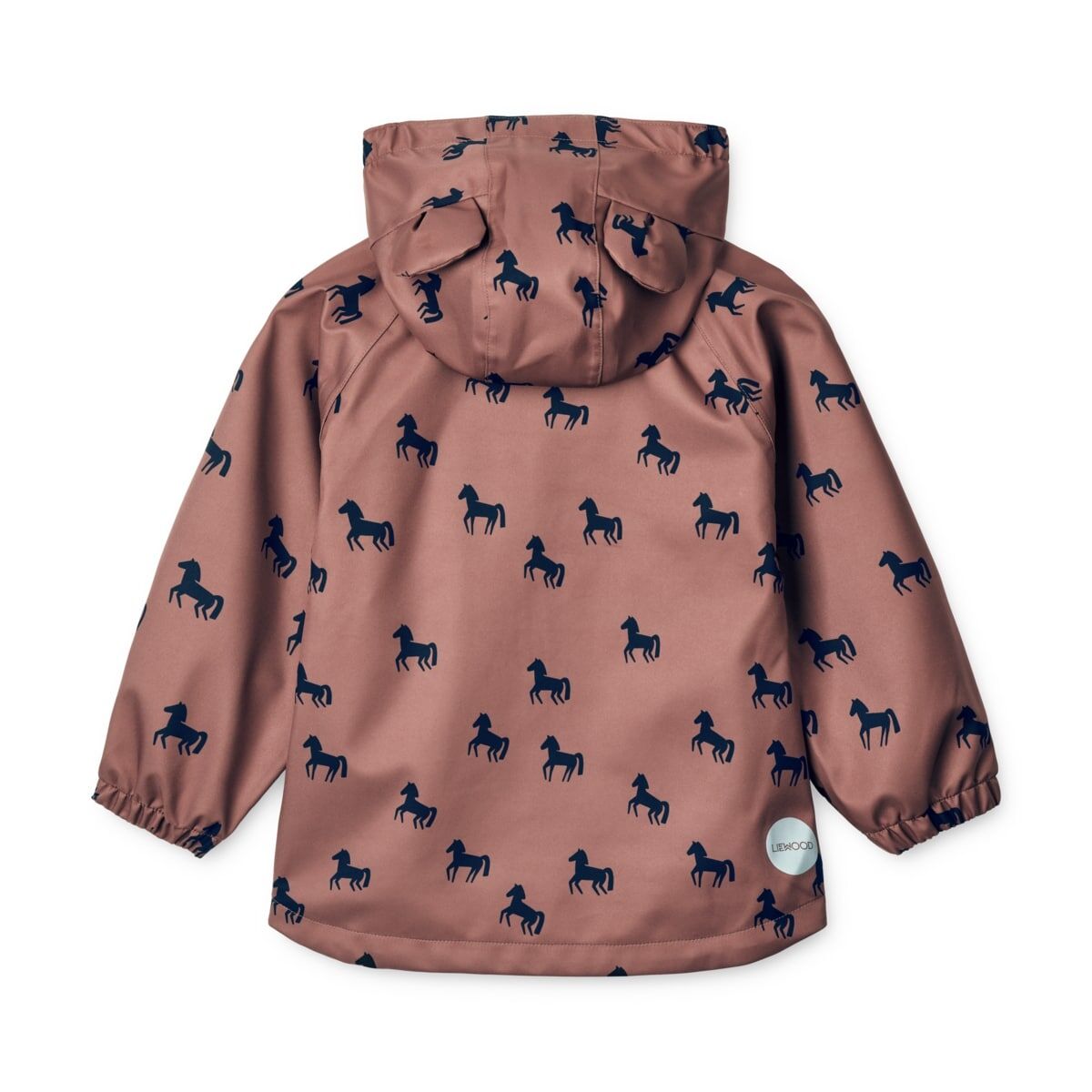 Liewood Dakota Regenbekleidungs-Set „Horses / Dark rosetta“, Jacke und Hose, Gr. 80, 92 – Bild 4