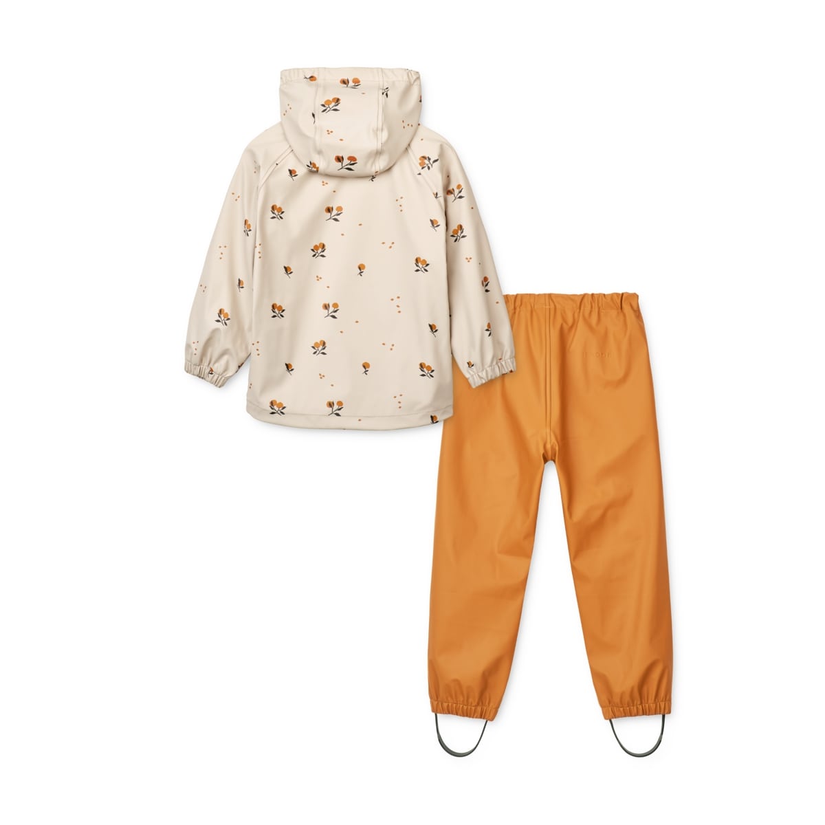 Liewood Moby Regenbekleidungs-Set „Peach / Sandy“, Gr. 104-128 – Bild 3