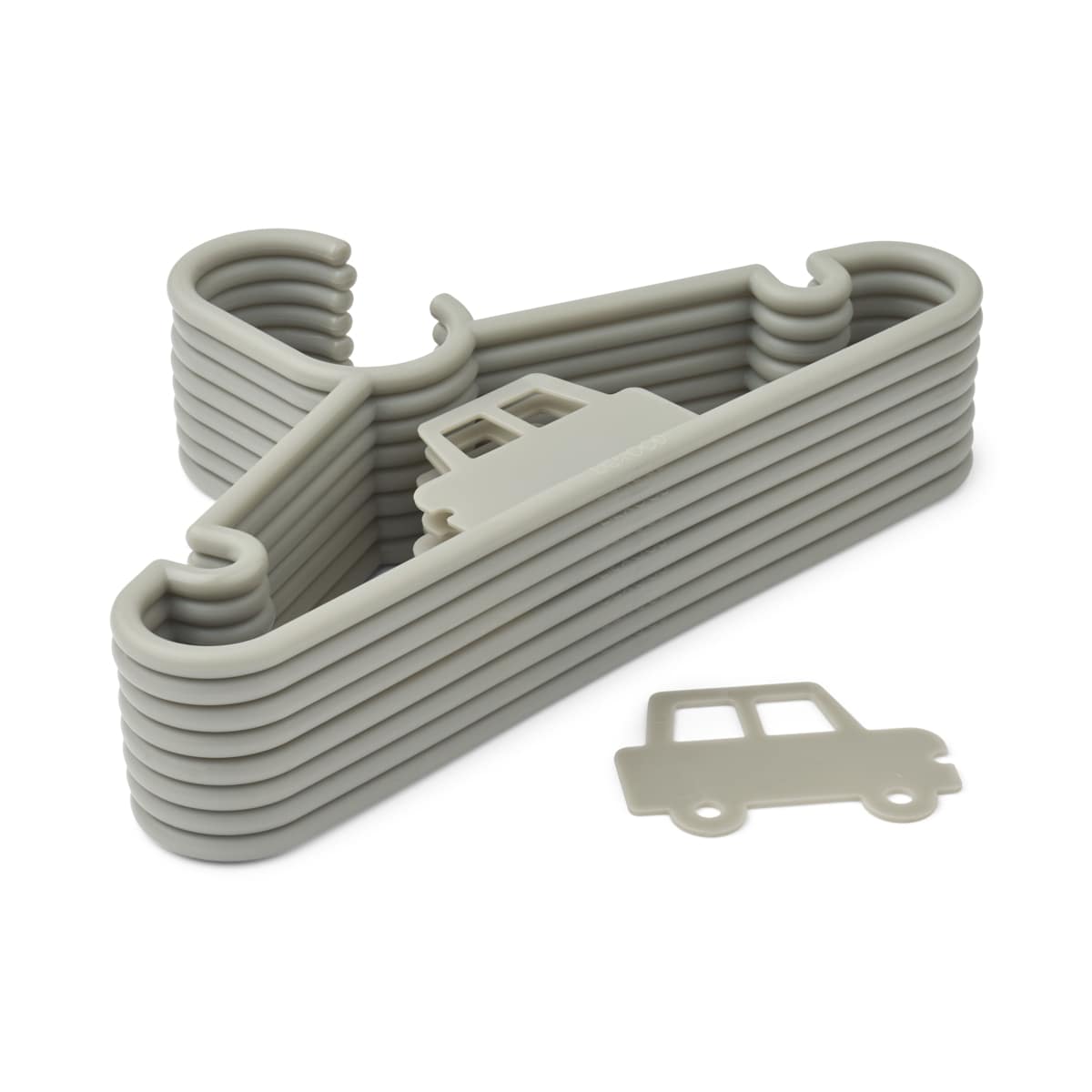 DELISTED Liewood Kleiderbügel-Set Falton für Kinder „Dove blue“, 8er-Pack – Bild 2