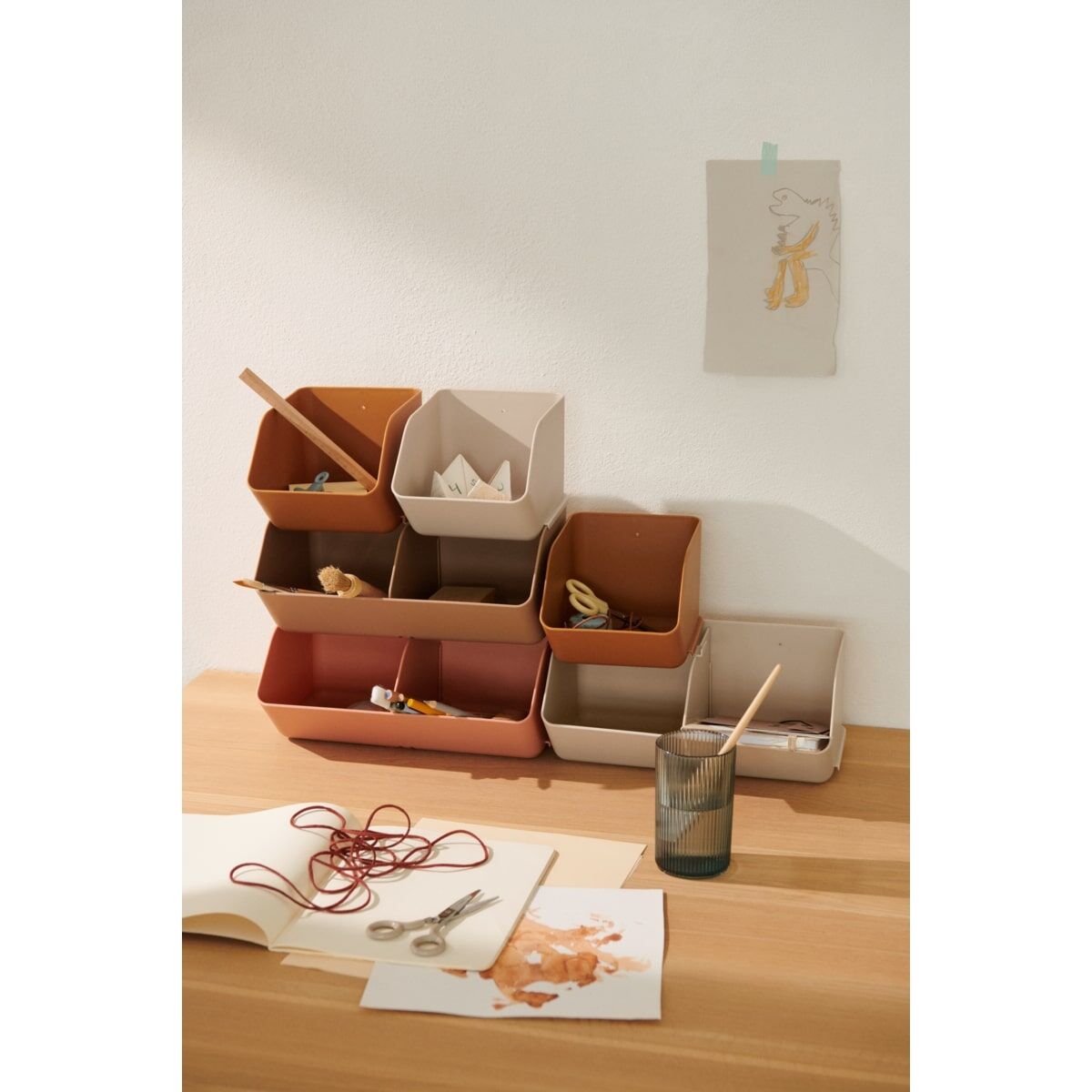 Liewood Aufbewahrungssystem Rosemary „Sandy“, medium, 2er-Set, 12x28x18cm – Bild 9